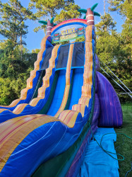 20250811 1852072 1755001981 27ft Tiki Plunge Dual Lane with Slip n Slide