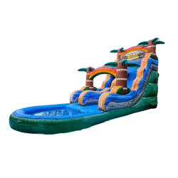 18ft Tiki Plunge Single Lane Waterslide