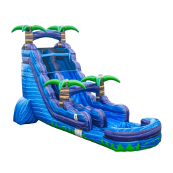 20ft Blue Crush Waterslide