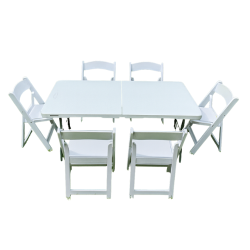 Kids Table and Resin Chair Set